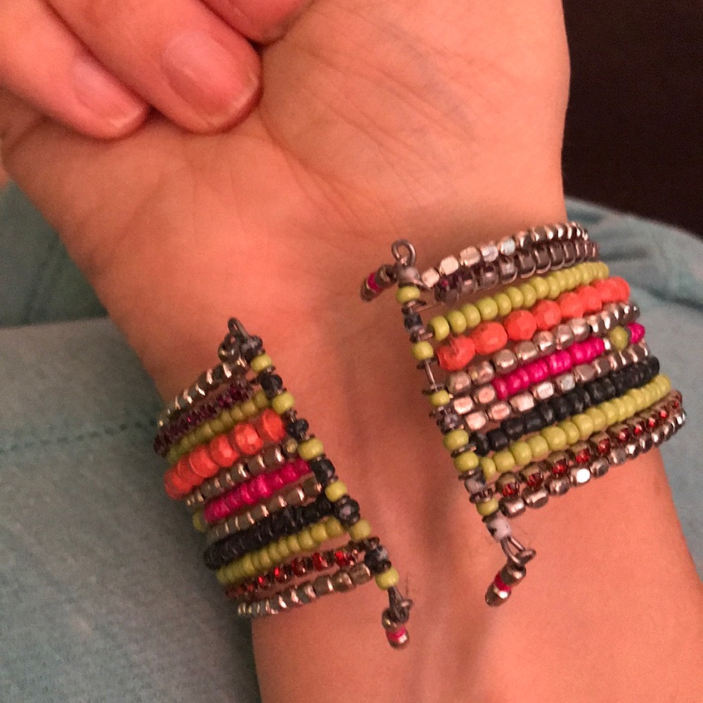 ☘️ 3 for 10 BOHO Beaded wrap bracelet